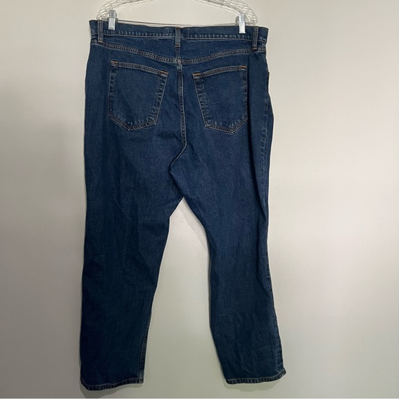 ABERCROMBIE the Ankle straight ultra high rise blue jeans size 33/16 - Picture 5 of 6